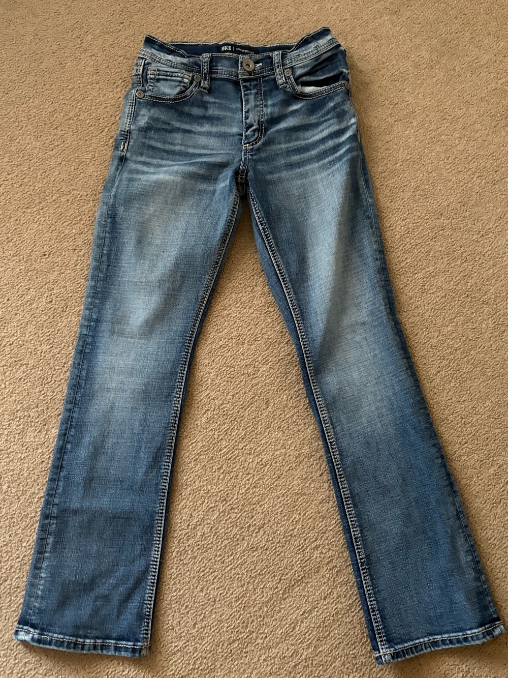 BKE Kids Medium Blue Bootcut 12 regular